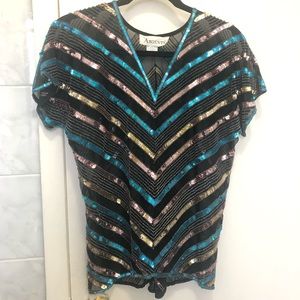 VTG BEADED TOP